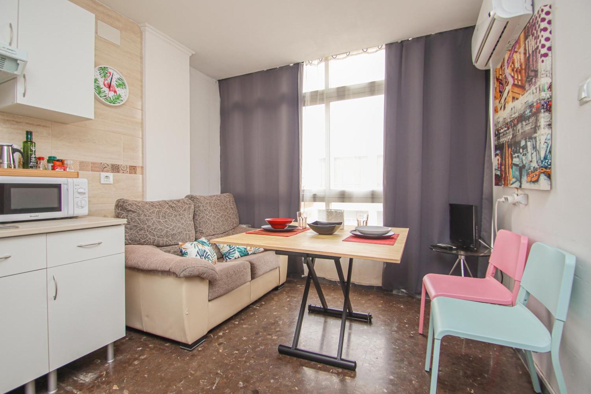 Muy Centrico, Tranquilo Y Acogedor **a/c-wifi** Appartement